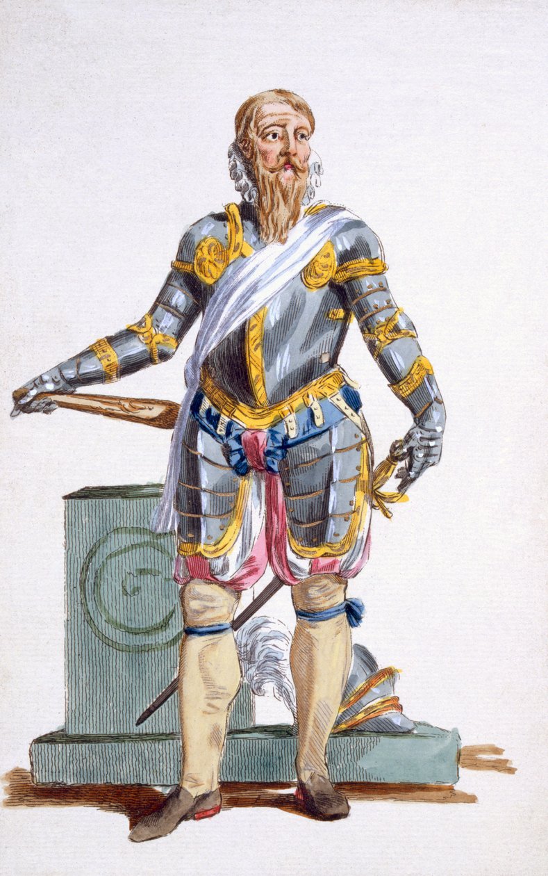 Daniel Laurenza, general do exército dinamarquês, 1780 de Pierre Duflos