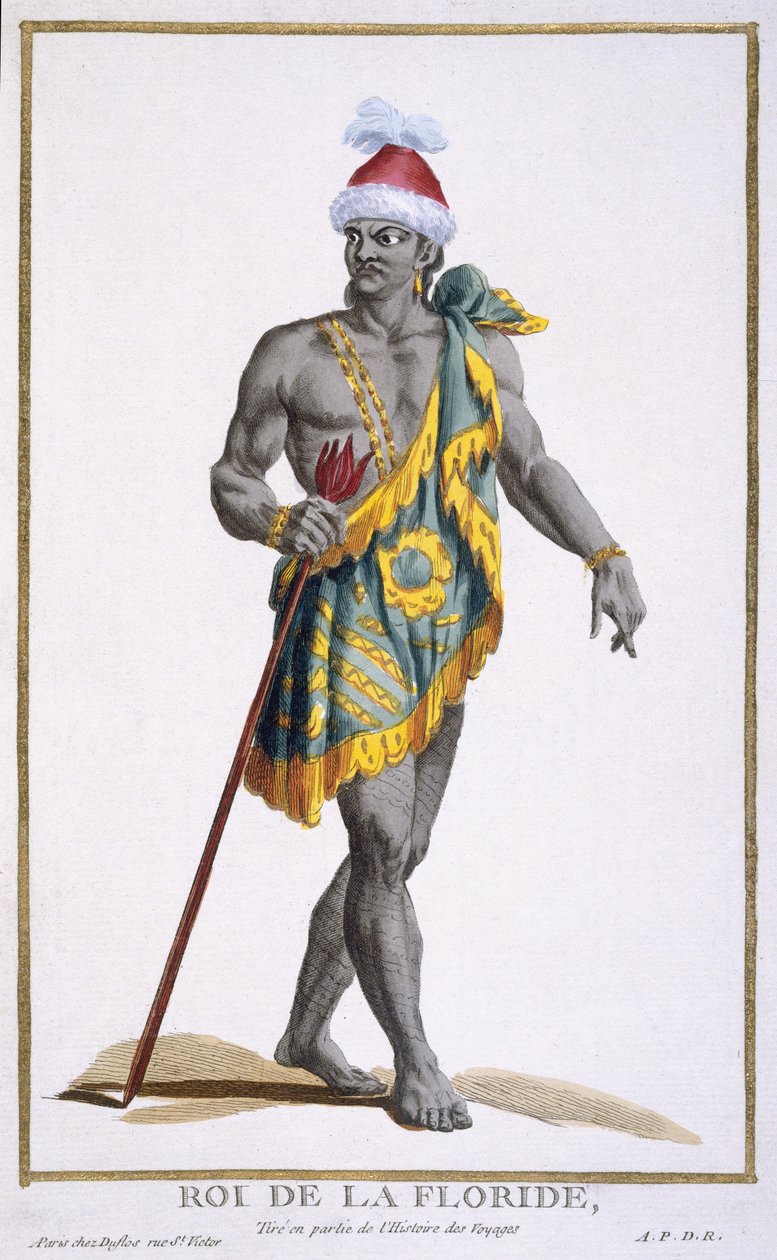 O rei da Flórida, 1780 de Pierre Duflos
