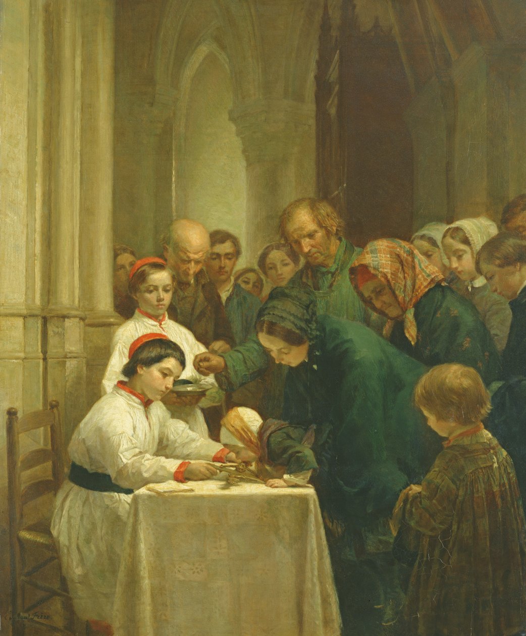 Sexta-feira Santa na Igreja de Notre-Dame de Pierre Edouard Frere