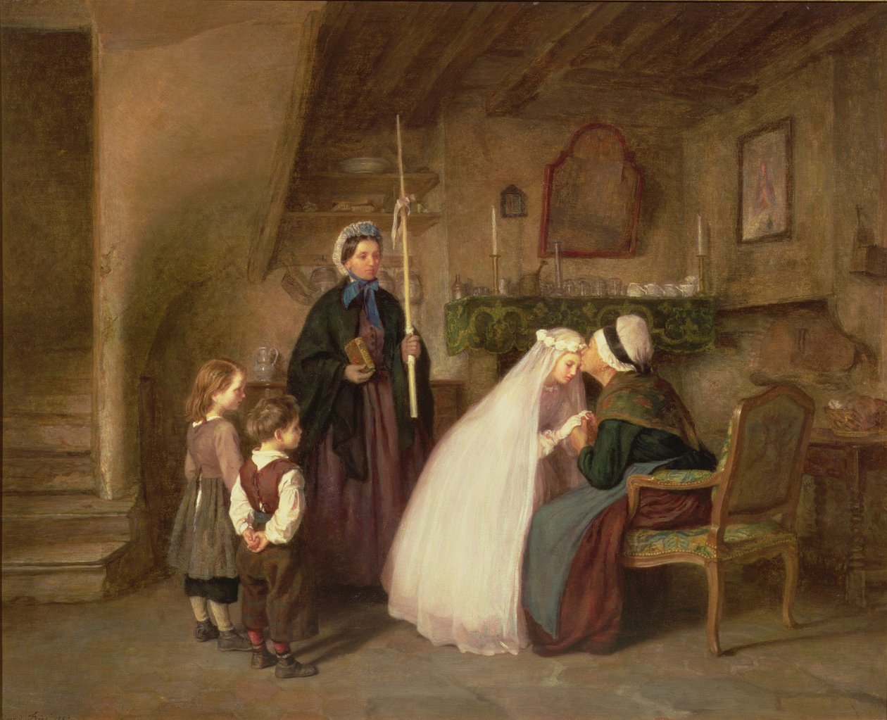 A primeira comunhão de Pierre Edouard Frere