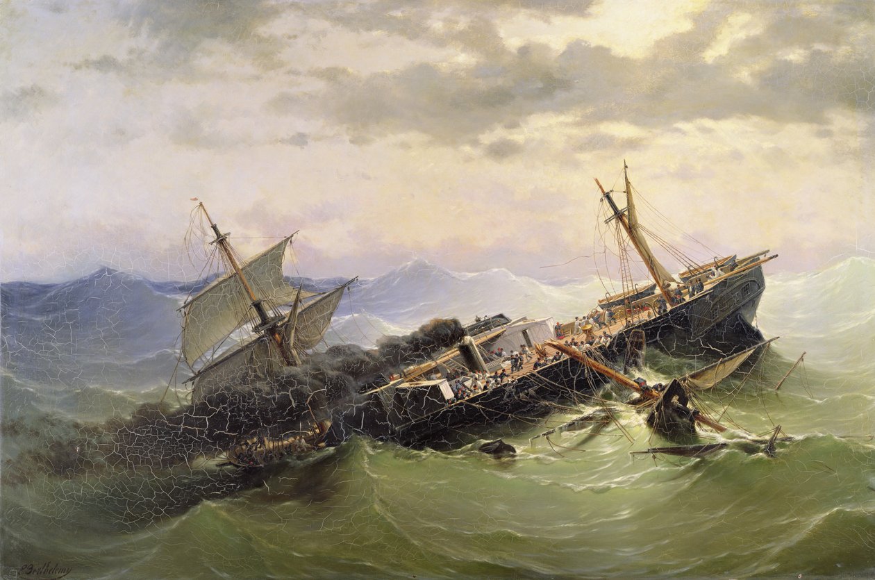 Seascape de Pierre Emile Berthelemy