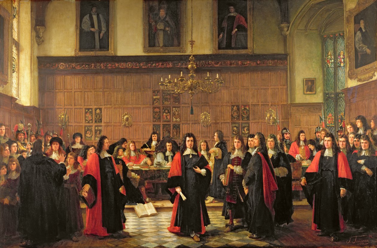 A Expulsão dos Companheiros em 1687, 1884 de Pierre François Joseph Tonneau