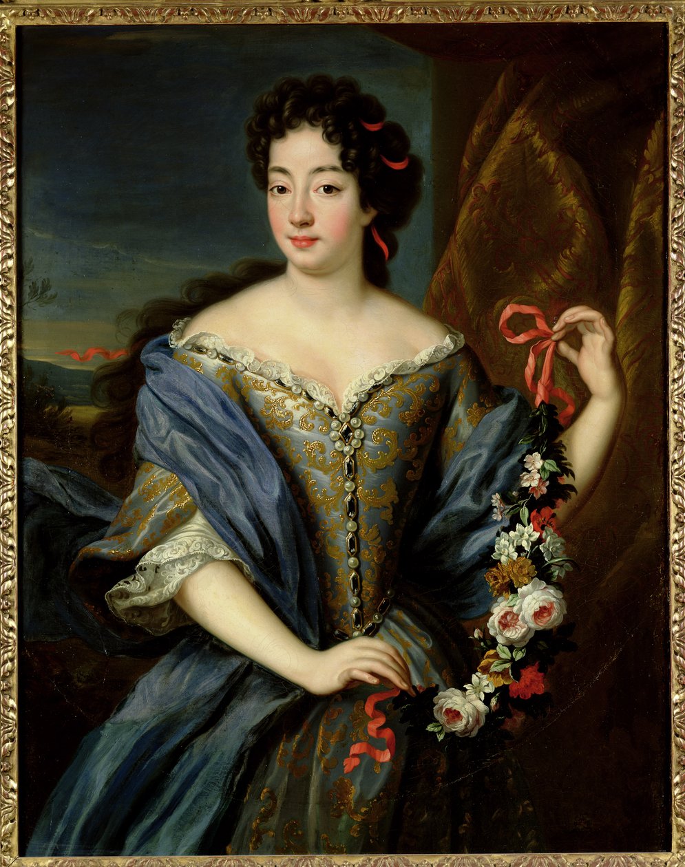 Retrato de Ana da Baviera (1648-1723) de Pierre Gobert