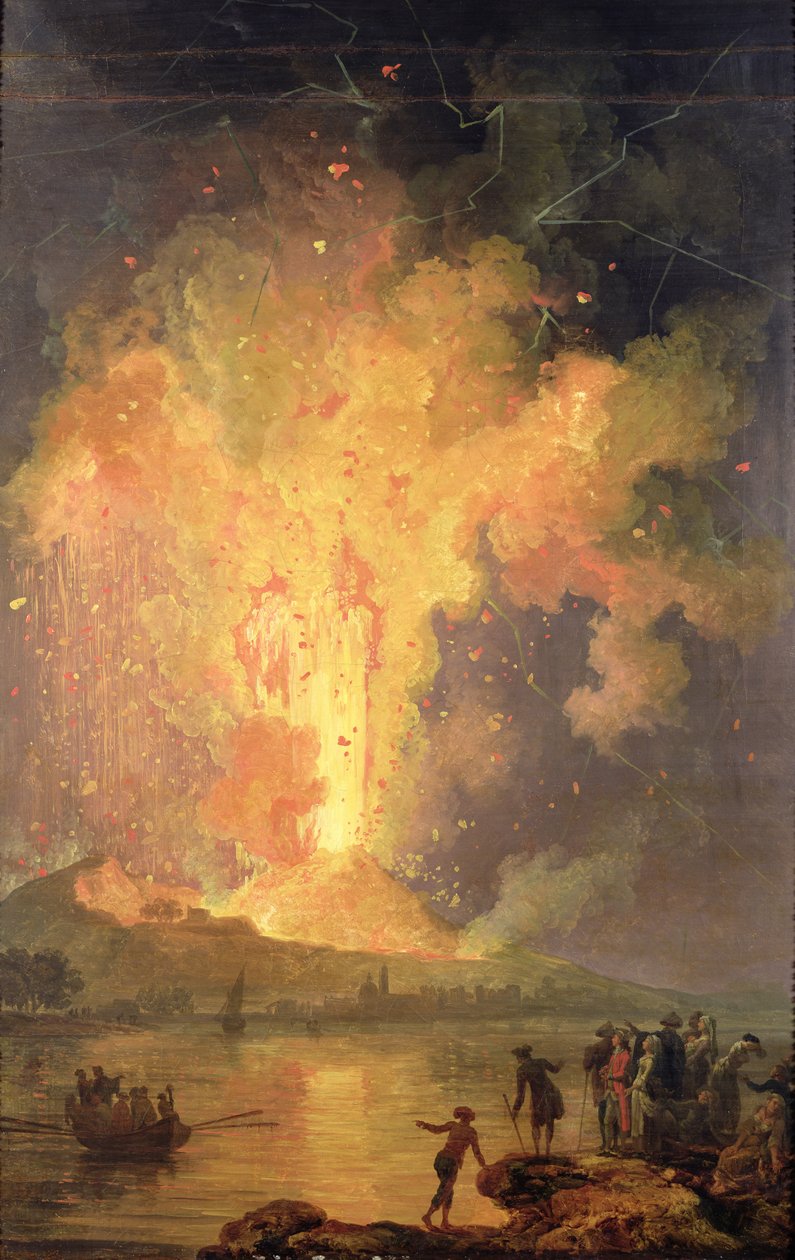 A erupção do Monte Vesúvio em 1779, 1779-1802 de Pierre Jacques Volaire