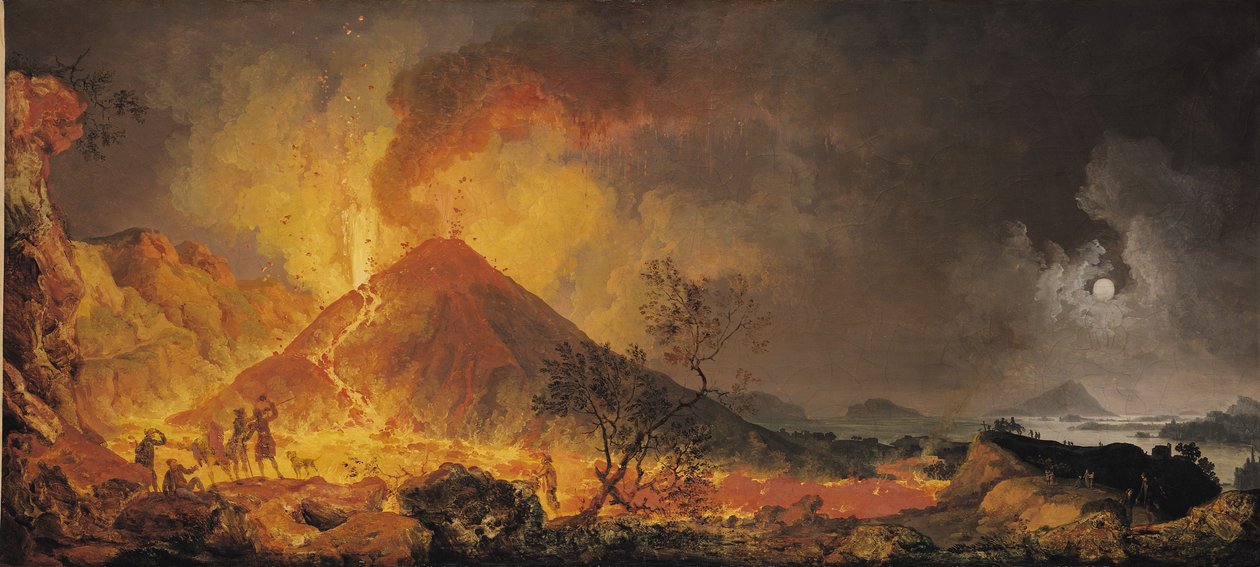 A erupção do Vesúvio de Pierre Jacques Volaire