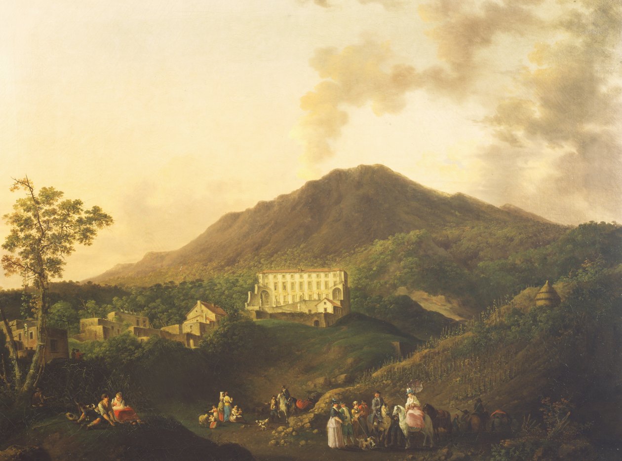 Vista da Villa Medici, Ottaviano de Pierre Jacques Volaire