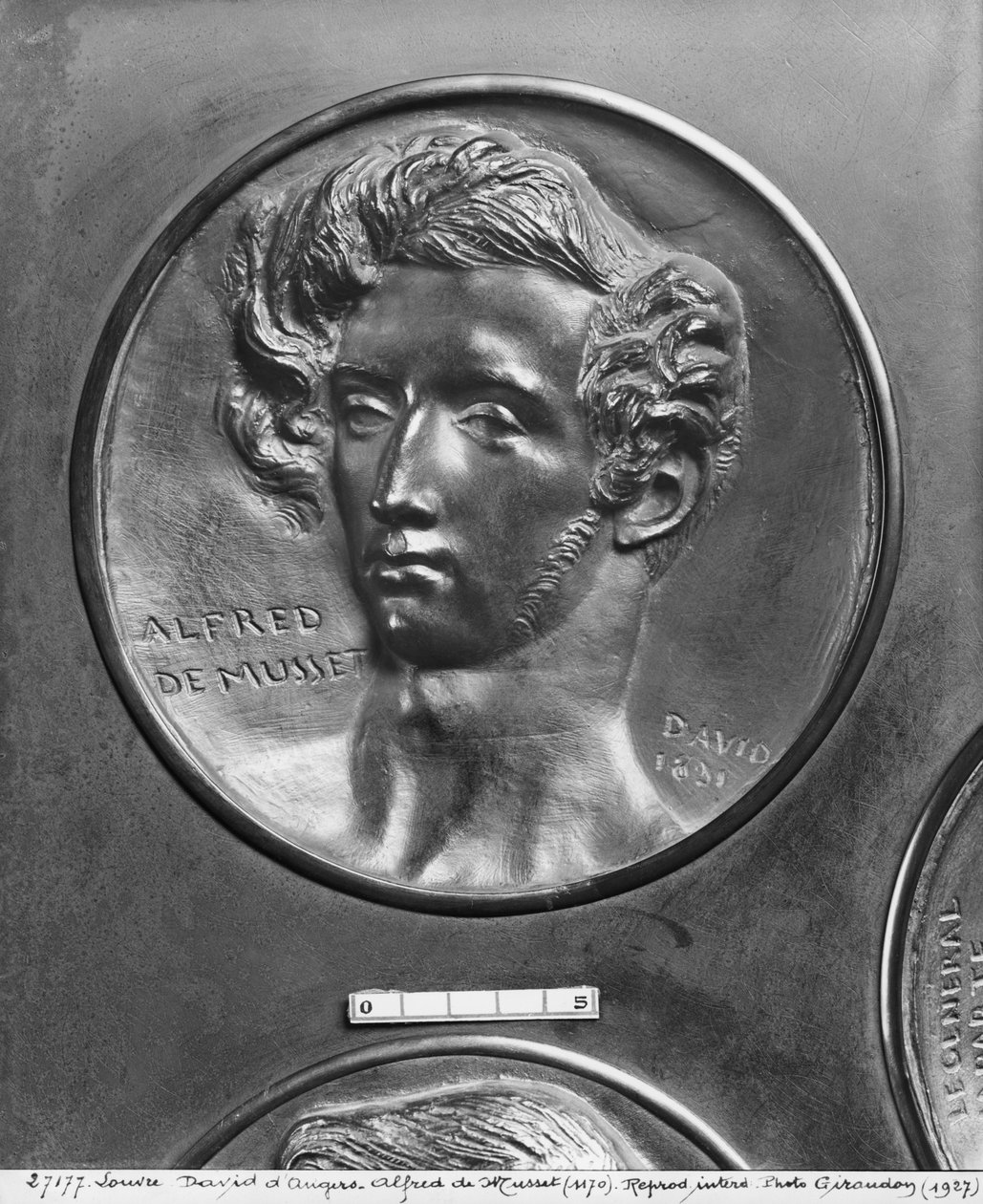 Alfred de Musset, 1831 (bronze) de Pierre Jean David d