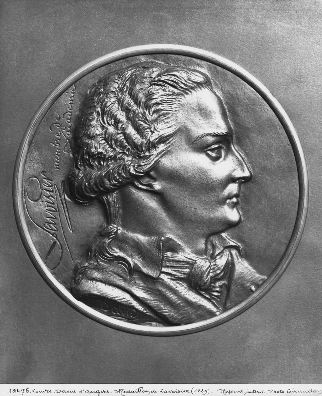 Antoine Laurent Lavoisier (bronze) de Pierre Jean David d