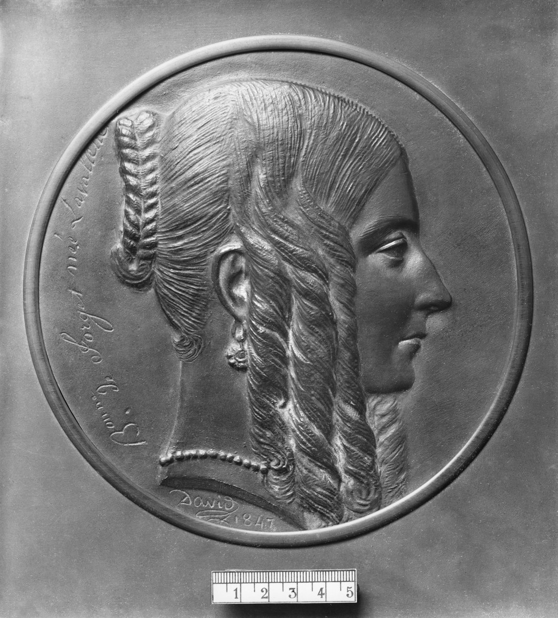 Baronesa de Forget, nascida Lavalette, 1847 (bronze) de Pierre Jean David d