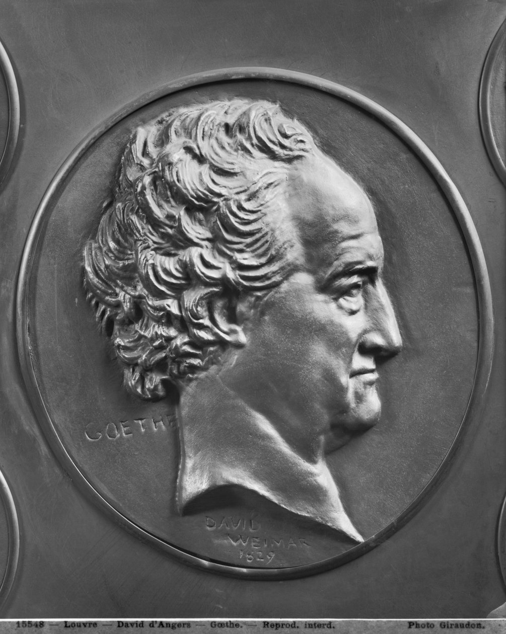 Johann Wolfgang von Goethe, 1829 (bronze) de Pierre Jean David d
