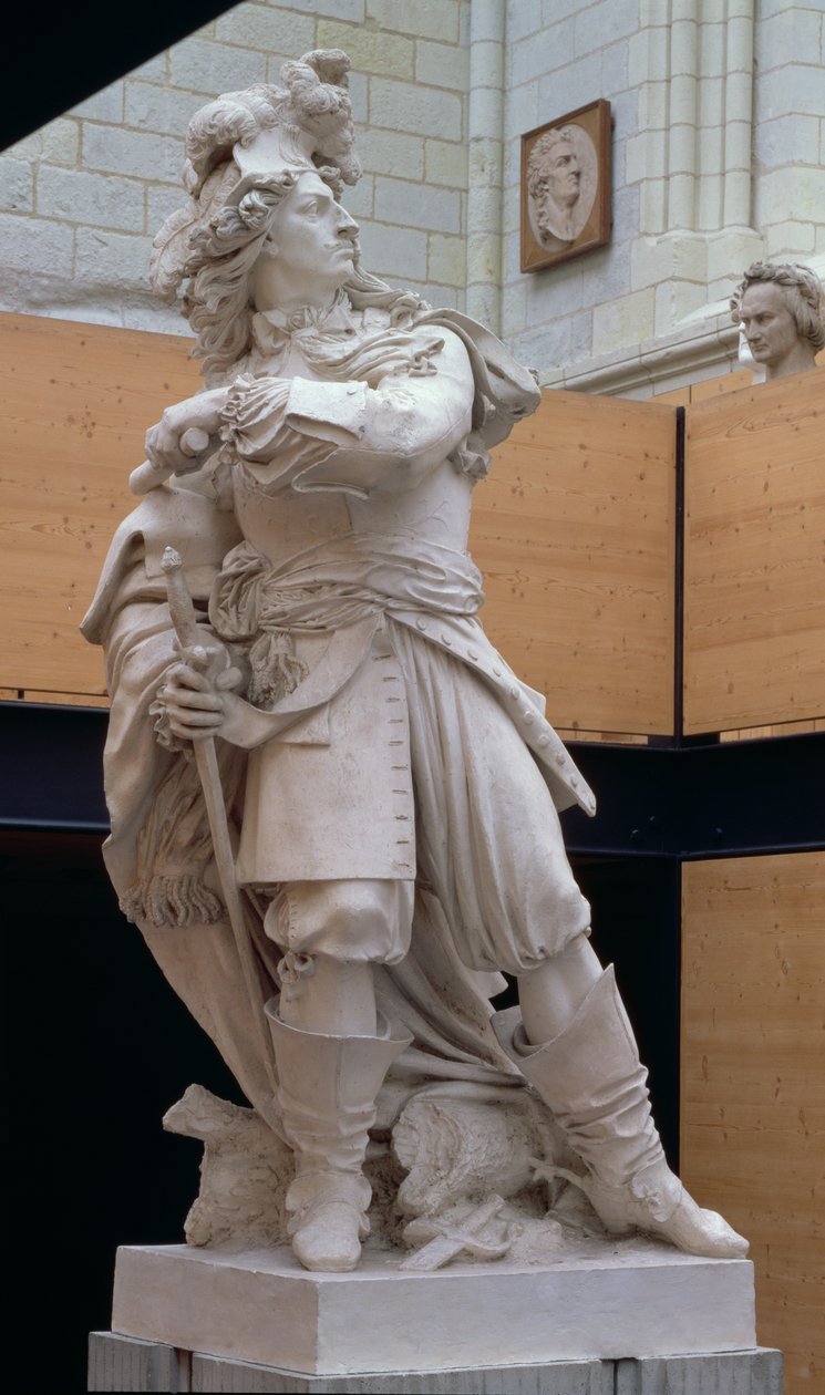 Luís II, 4º Príncipe de Bourbon e Conde (1621-86), 1817 (gesso) de Pierre Jean David d