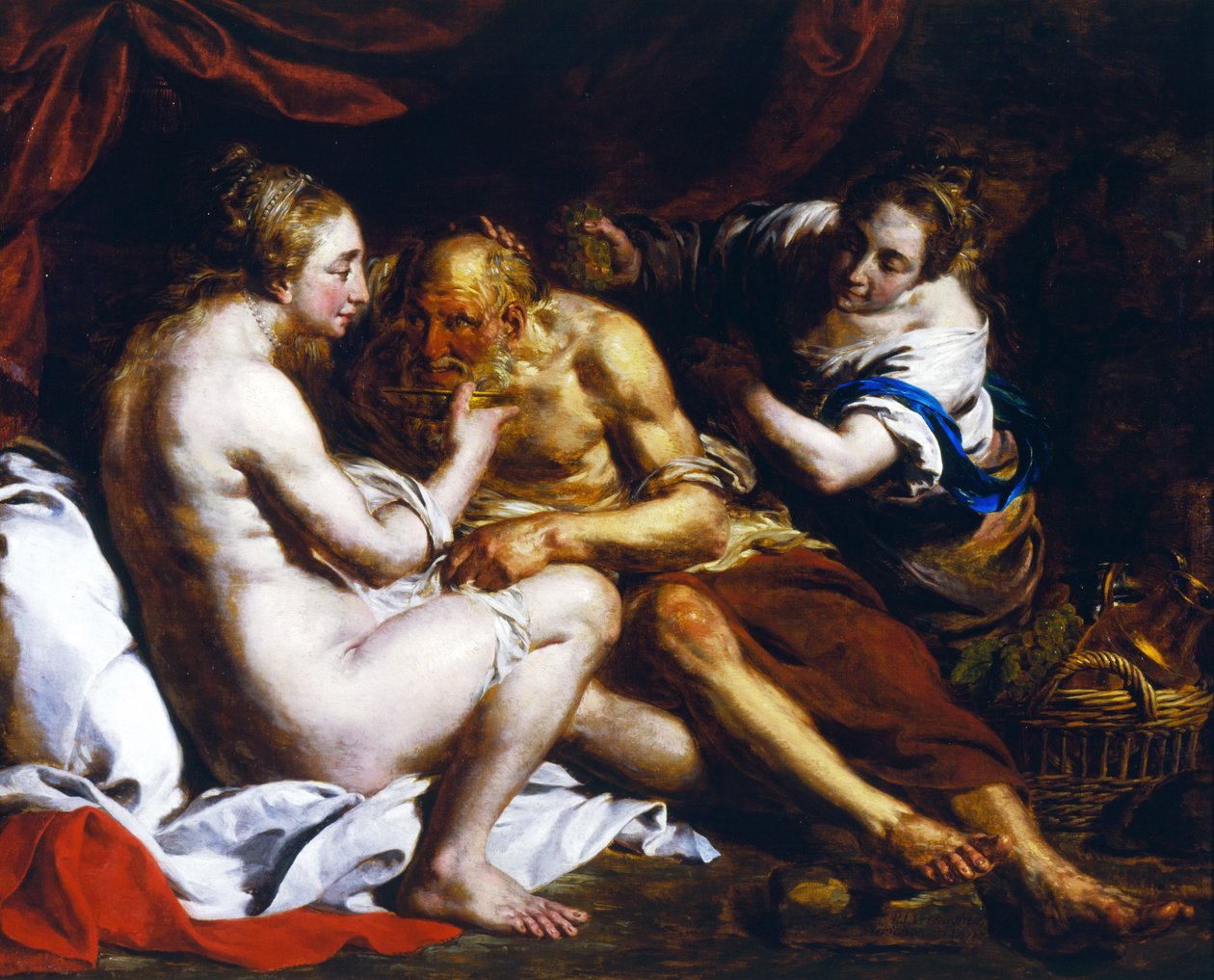 Ló e suas filhas, 1770 de Pierre Joseph Verhaghen