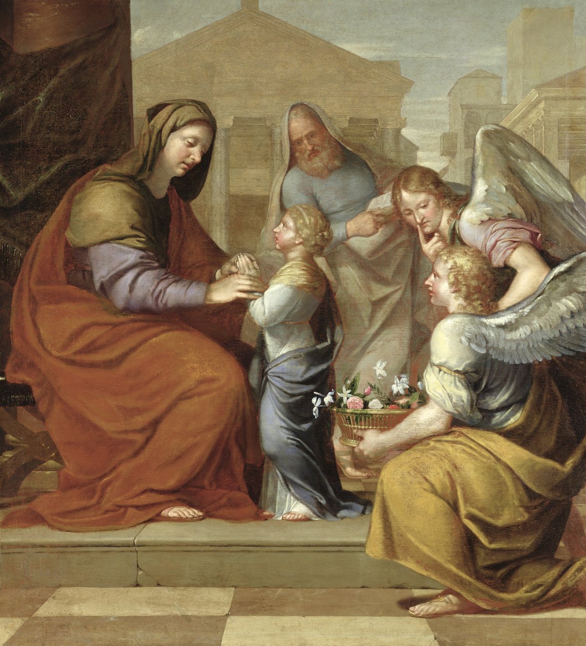 A educação da virgem, 1658 de Pierre Letellier
