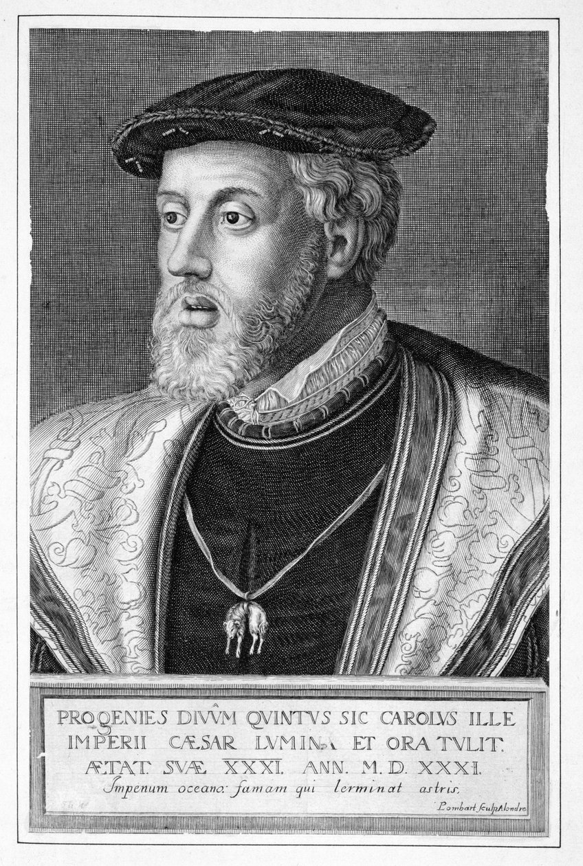 Charles V (1500-58) de Pierre Lombard or Lombart