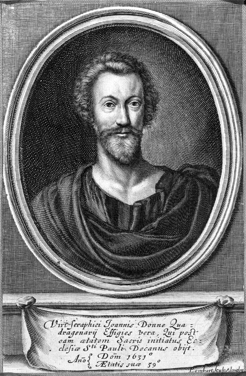 John Donne, c.1633 de Pierre Lombard or Lombart