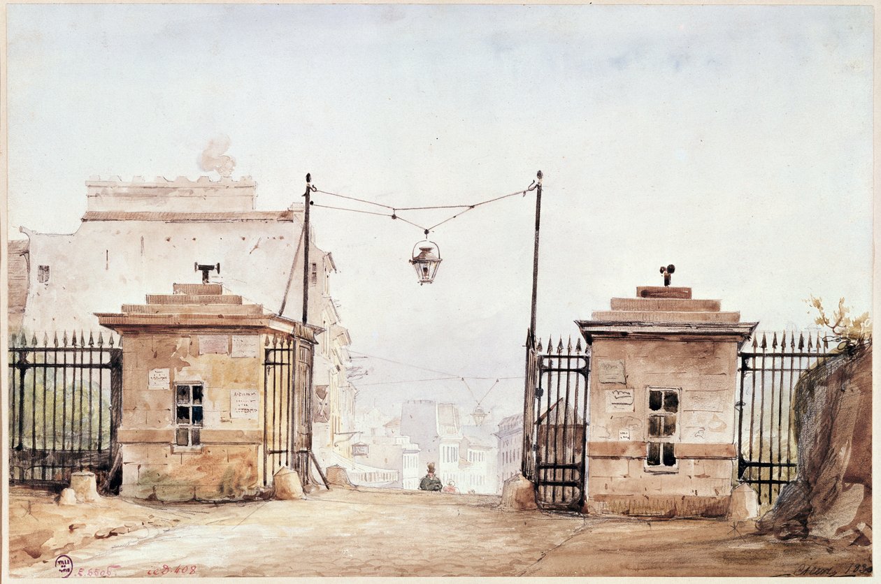 O Barriere de Menilmontant de Pierre Luc Charles Ciceri