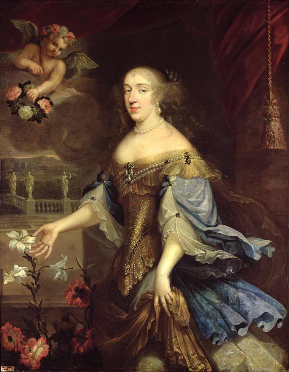 Anne-Marie-Louise d&39;Orleans (1627-1693) Duquesa de Montpensier, depois de 1662 de Pierre Mignard