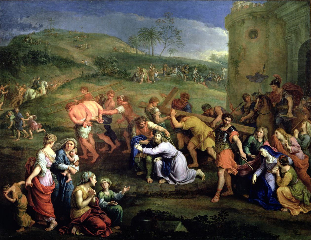 Cristo carregando a cruz, 1684 de Pierre Mignard