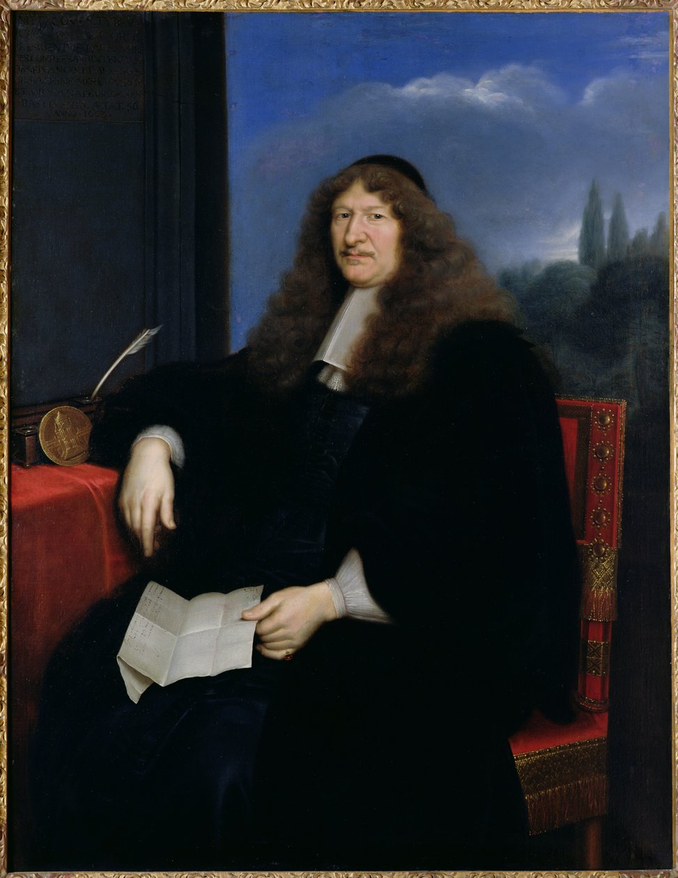 Jacques Tubeuf (1606-70) Presidente da Câmara de Contas de Pierre Mignard
