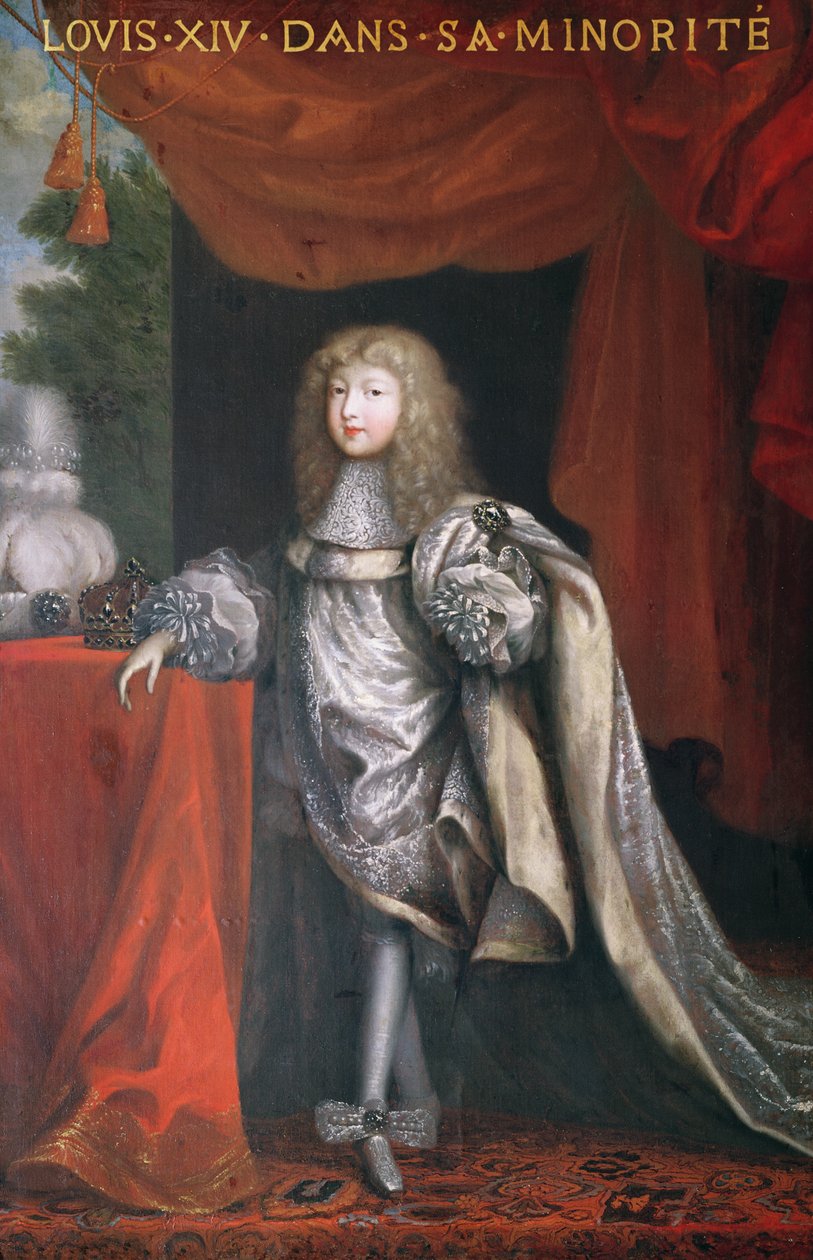 Luís XIV durante sua minoria de Pierre Mignard
