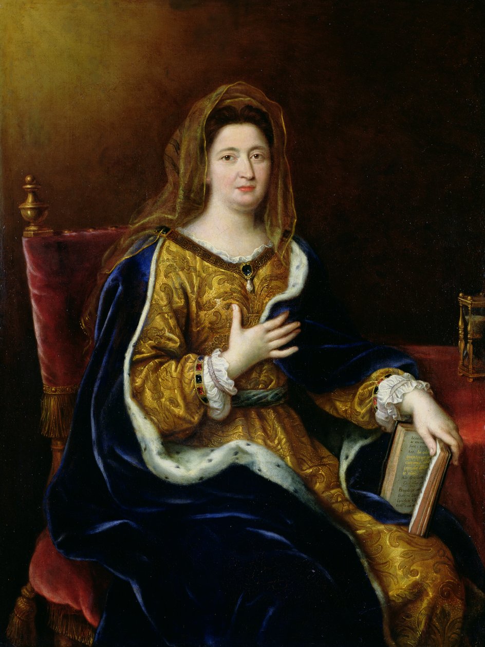 Retrato de Françoise de Aubigne (1635-1719) Marquise de Maintenon, c.1694 de Pierre Mignard