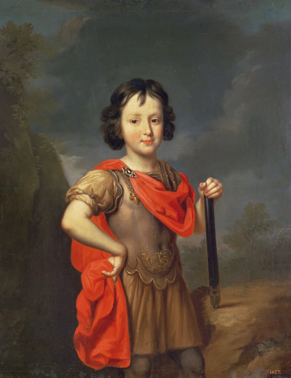 Retrato de Philippe II d&39;Orleans (1674-1723) 1687 de Pierre Mignard