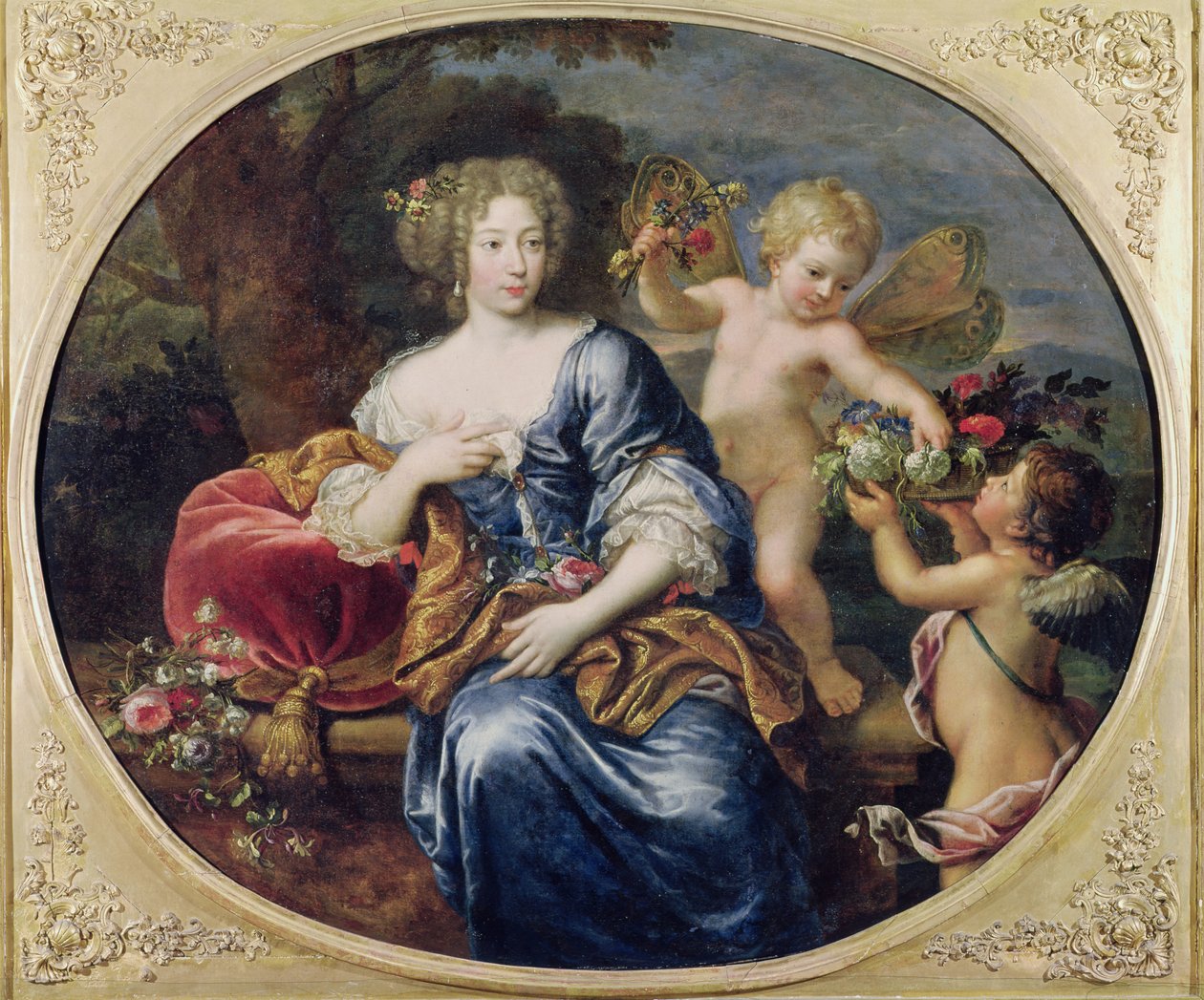 Retrato presumido ser Francoise-Athenais de Rochechouart de Mortemart (1640-1707) Marquesa de Montespan de Pierre Mignard