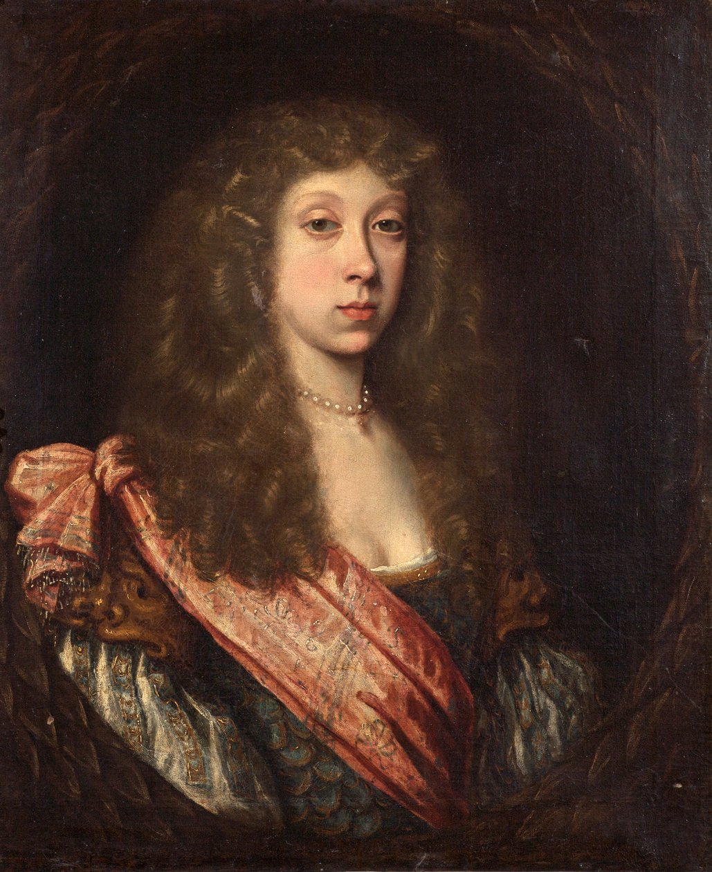 Senhora desconhecida em traje de masque, c.1670 de Pierre Mignard