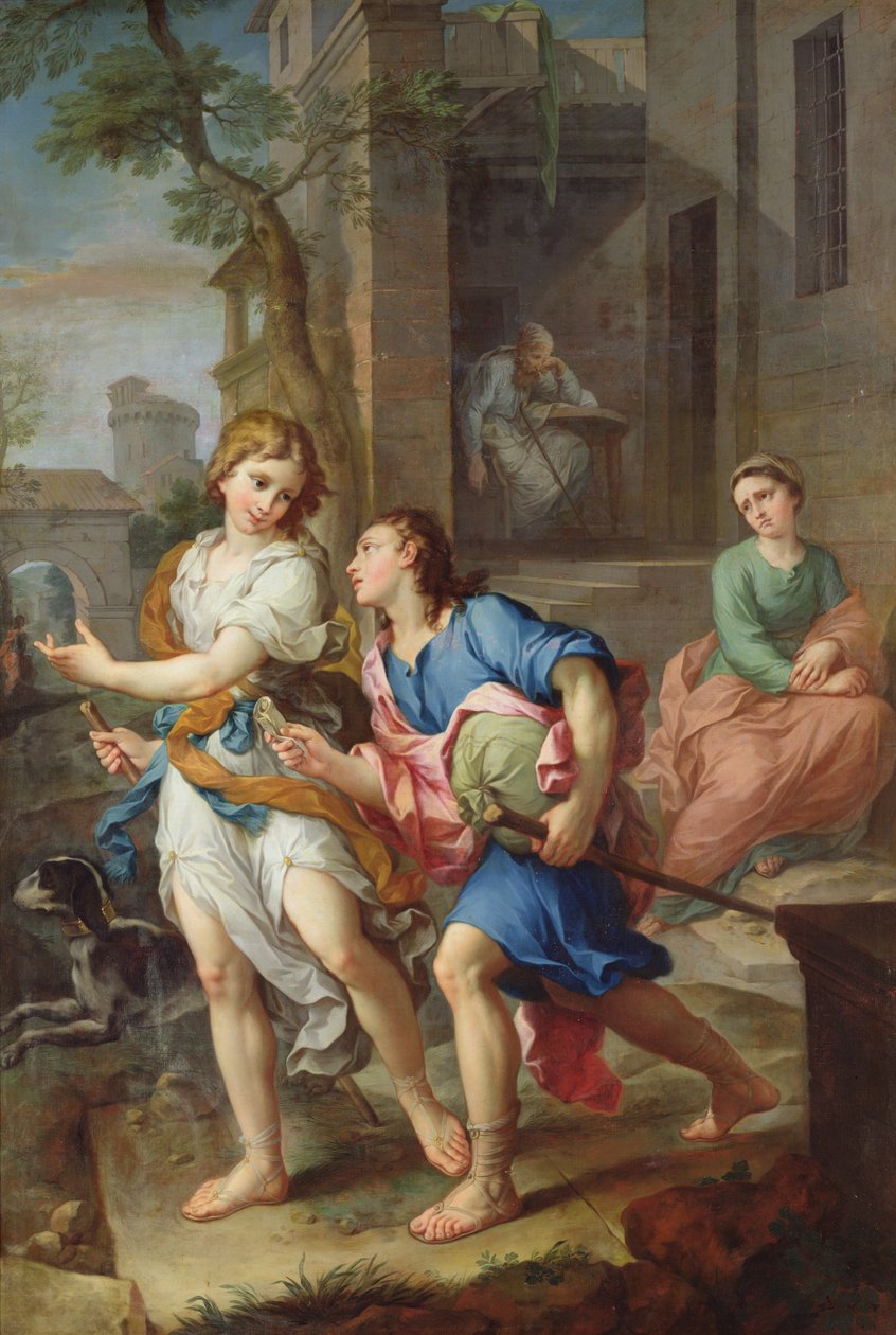 Partida do jovem Tobias, 1733 de Pierre Parrocel