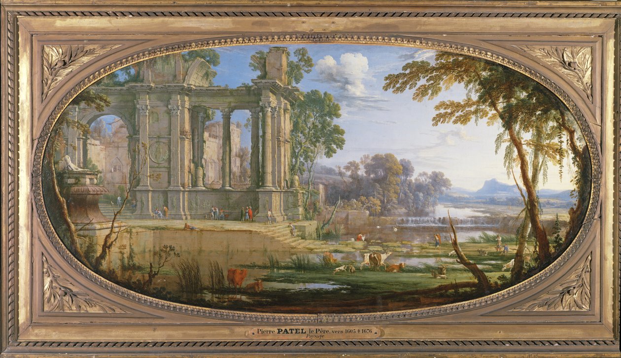 Paisagem com ruínas clássicas de Pierre Patel