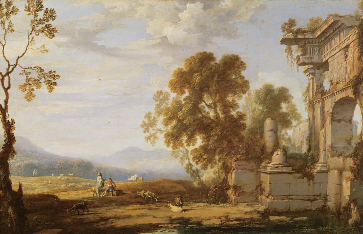 Paisagem com ruínas de Pierre Patel