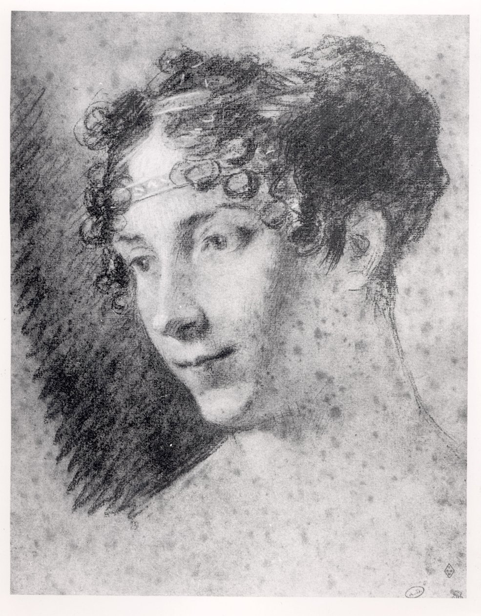 Imperatriz Josefina (1763-1814) (carvão sobre papel) de Pierre Paul Prudhon
