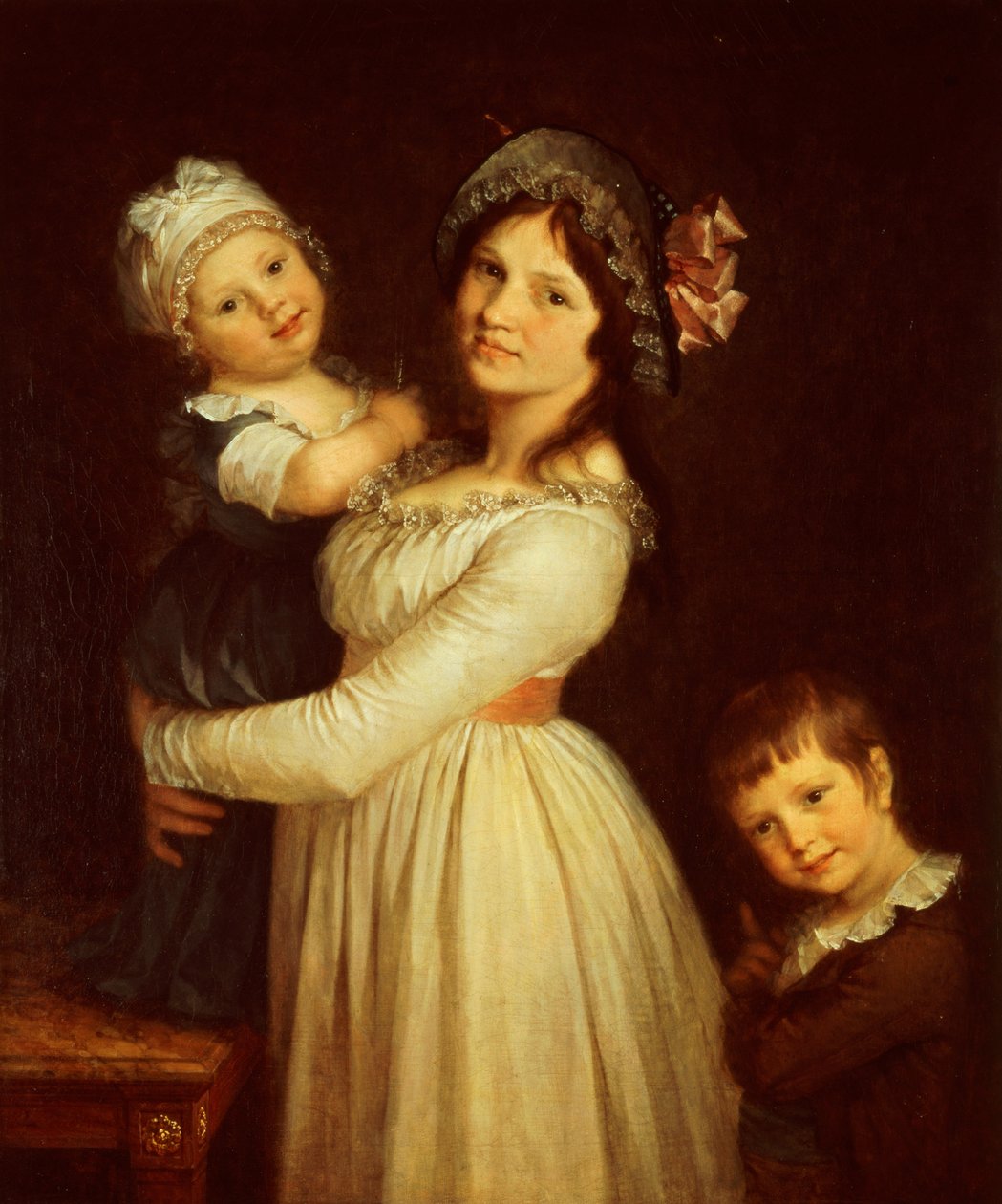 Retrato de família de Madame Antônio e seus filhos, 1785 de Pierre Paul Prudhon