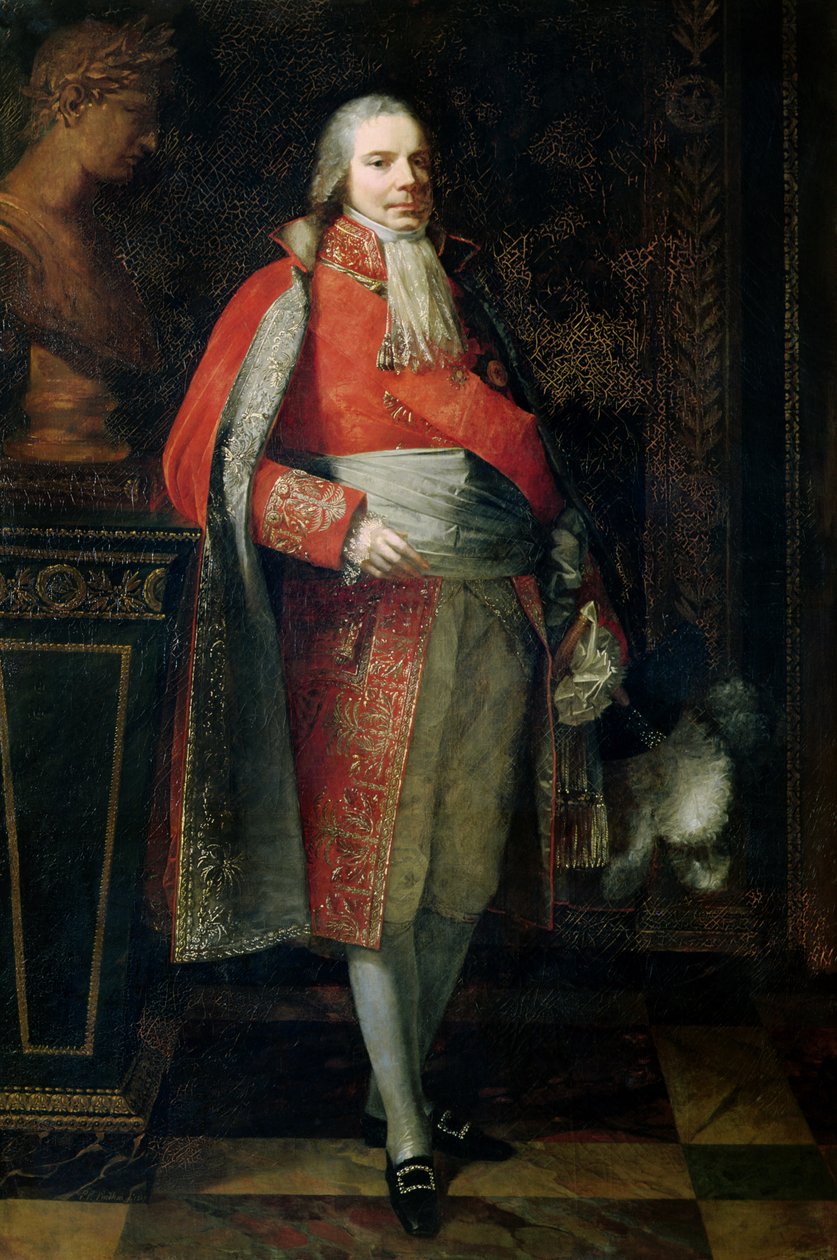 Retrato de Charles Maurice de Talleyrand-Perigord (1754-1838) 1807 de Pierre Paul Prudhon