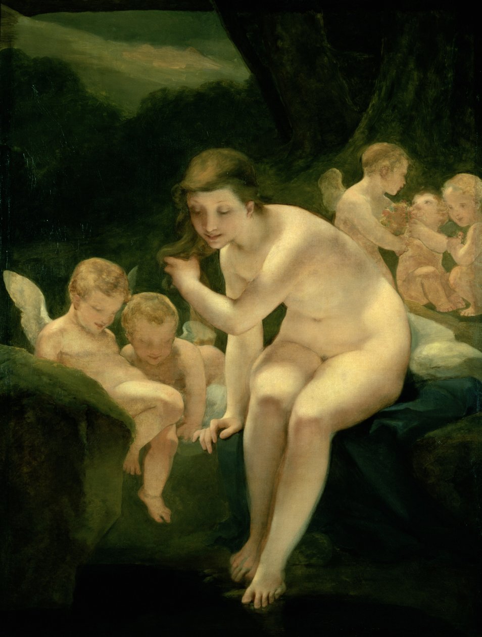 Vênus tomando banho ou inocência de Pierre Paul Prudhon