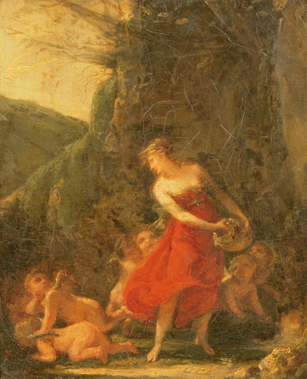Jovem Naiad Agradado pelos Cupidos de Pierre Paul Prudhon