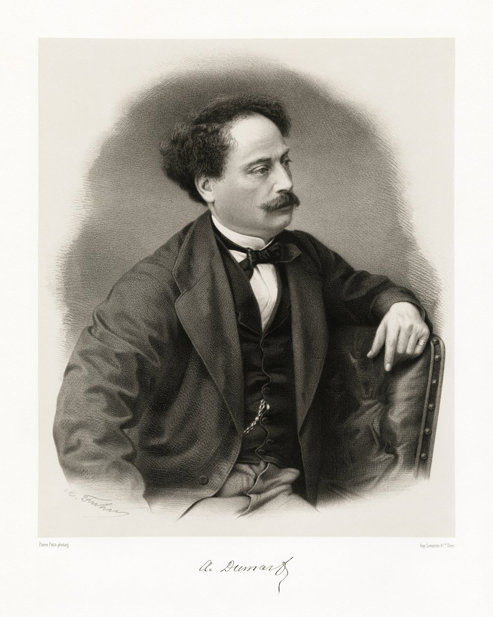 Alexandre Dumas, 1865-66 de Pierre Petit