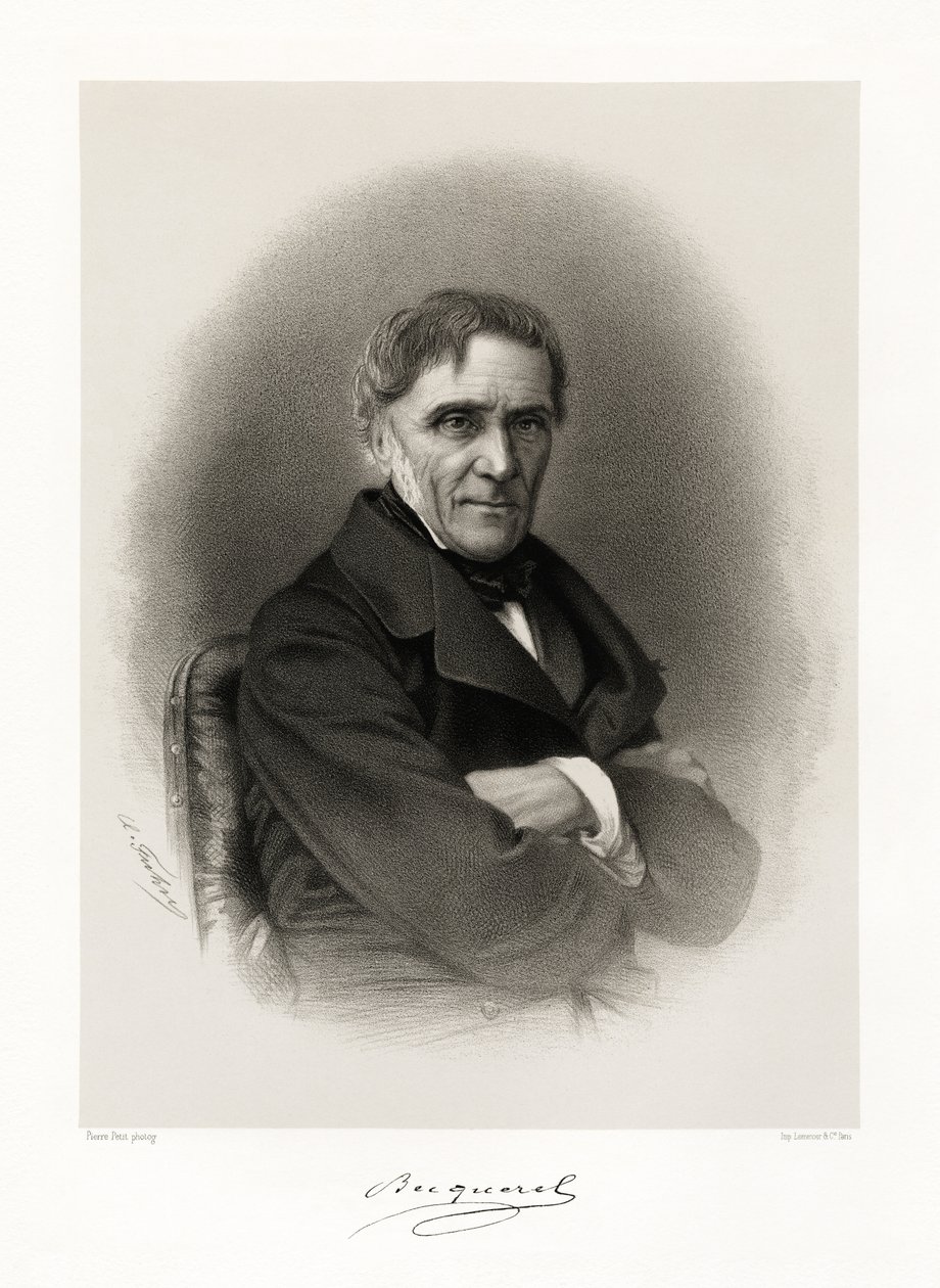 Antoine César Becquerel, 1865-66 de Pierre Petit
