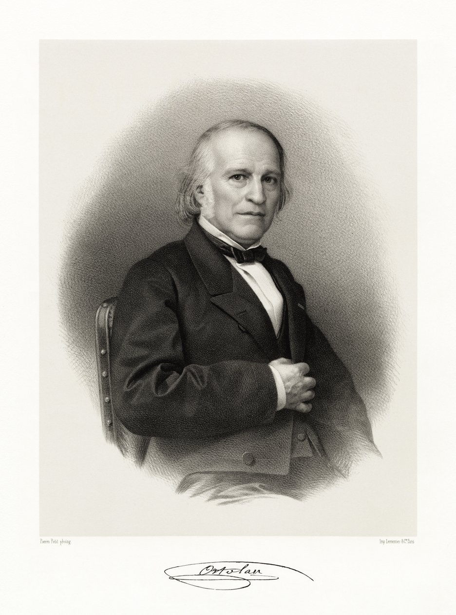 Joseph Louis Elzéar Ortolan, 1865-66 de Pierre Petit