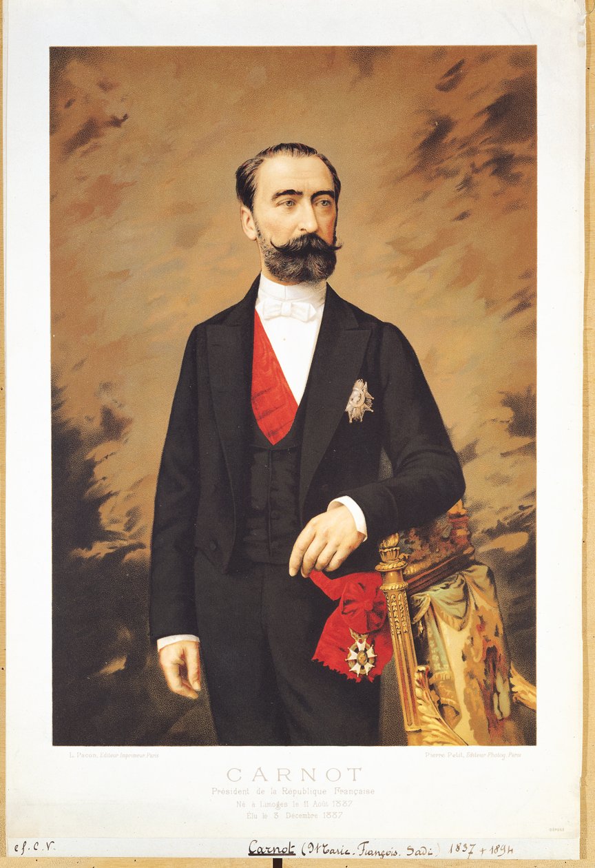 Retrato de Marie Francois Sadi Carnot (1837-94) 1887 de Pierre Petit