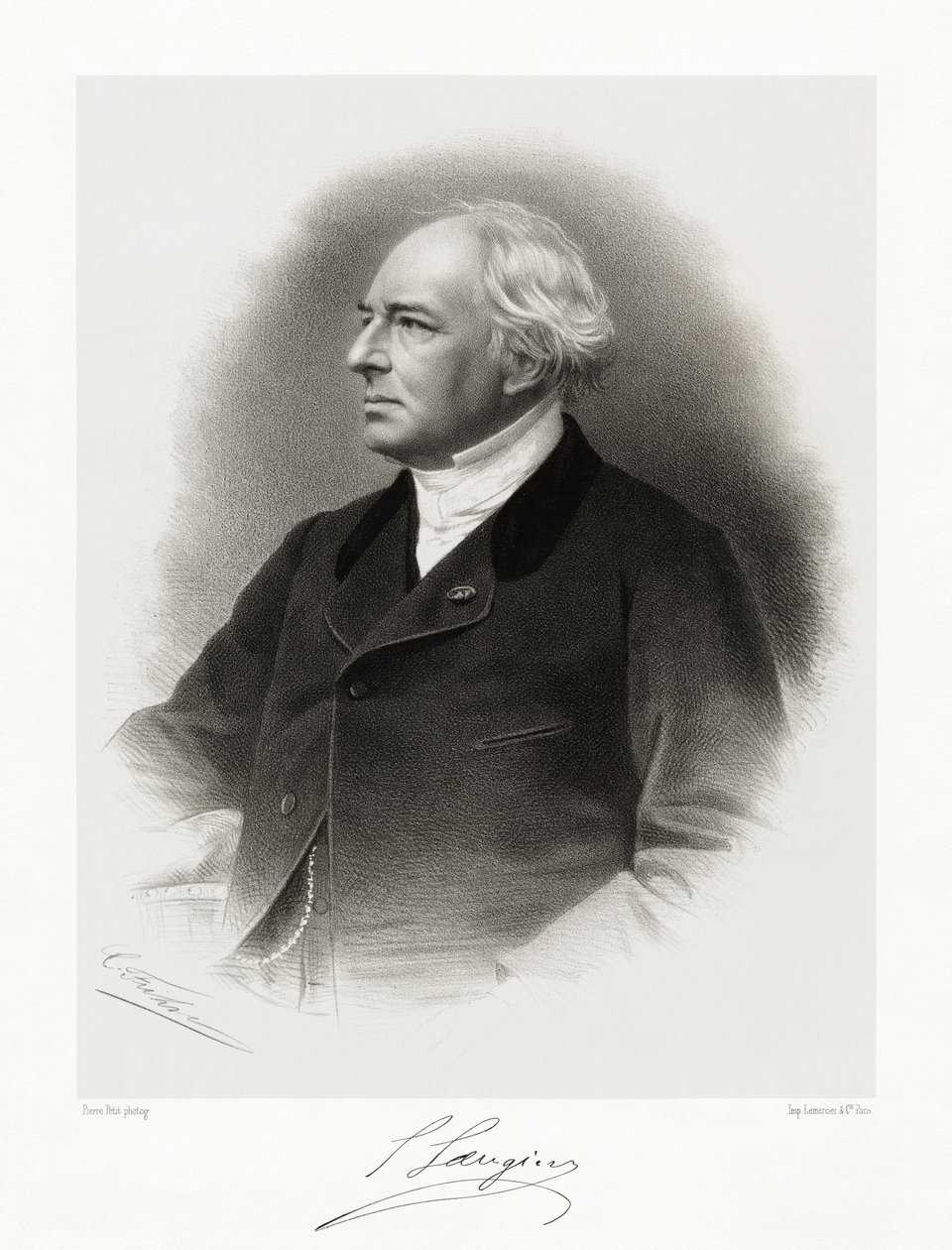 Stanislas Laugier, 1865-66 de Pierre Petit