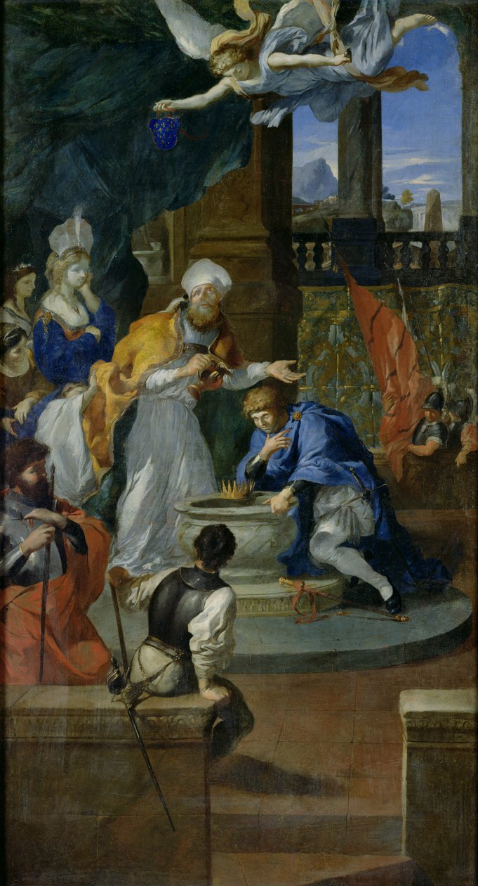 O batismo de Clovis I (465-511), rei dos francos de Pierre Puget