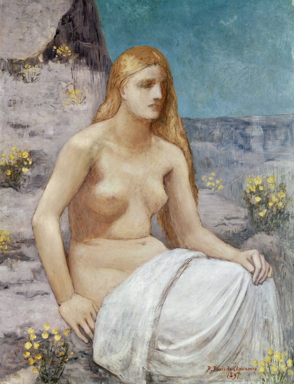 Santa Maria Madalena, 1897 de Pierre Puvis de Chavannes