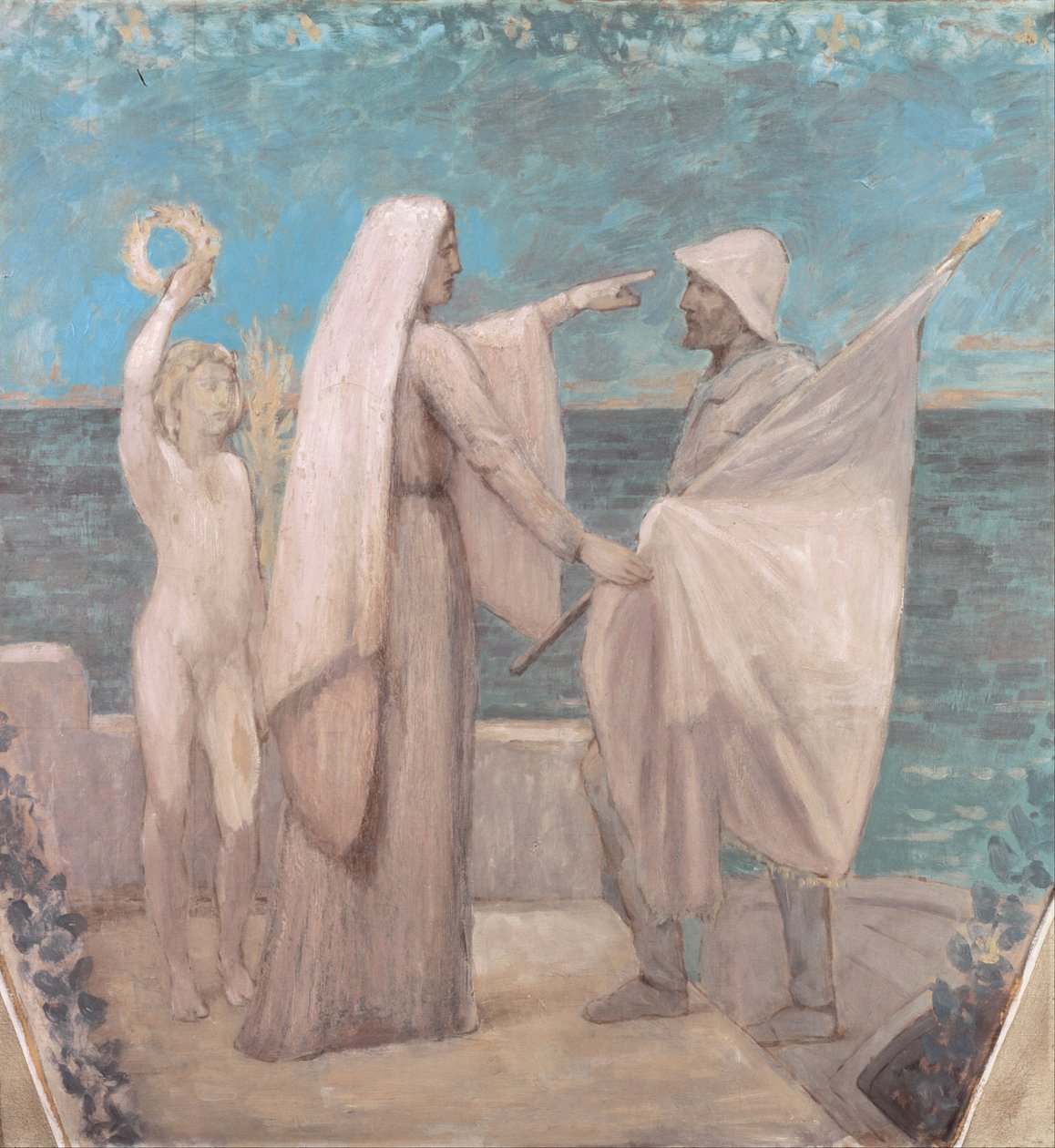 Estudo para o patriotismo de Pierre Puvis de Chavannes
