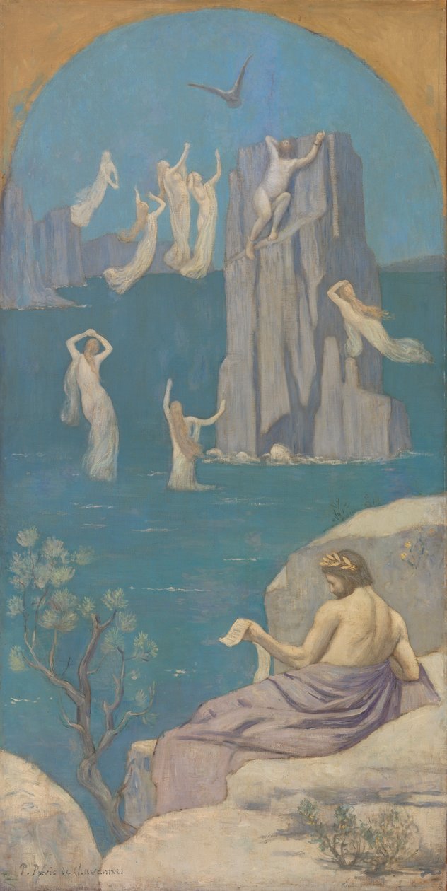 Poesia Dramática (Ésquilo) de Pierre Puvis de Chavannes
