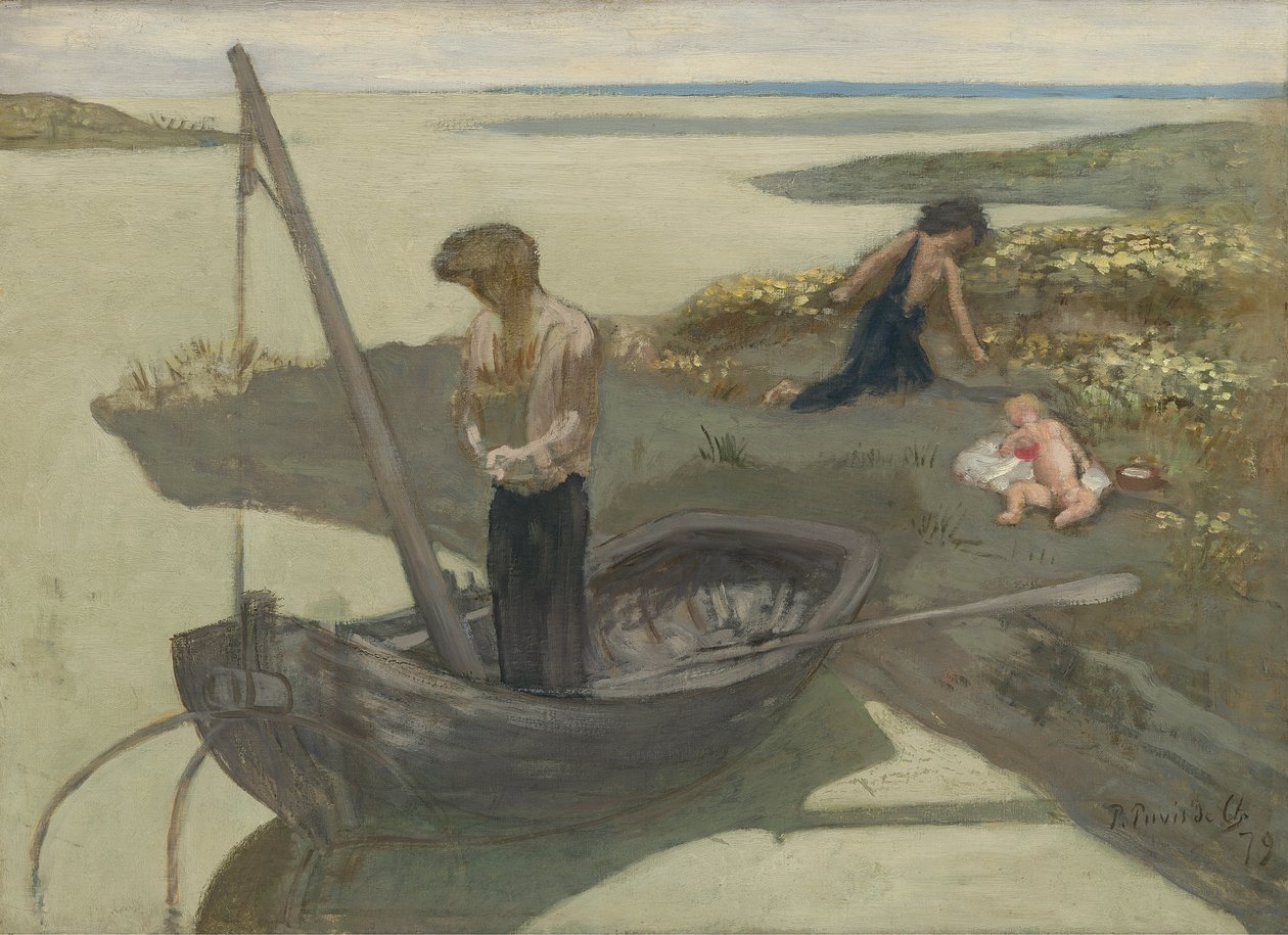 Esboço para „O pobre pescador“ de Pierre Puvis de Chavannes