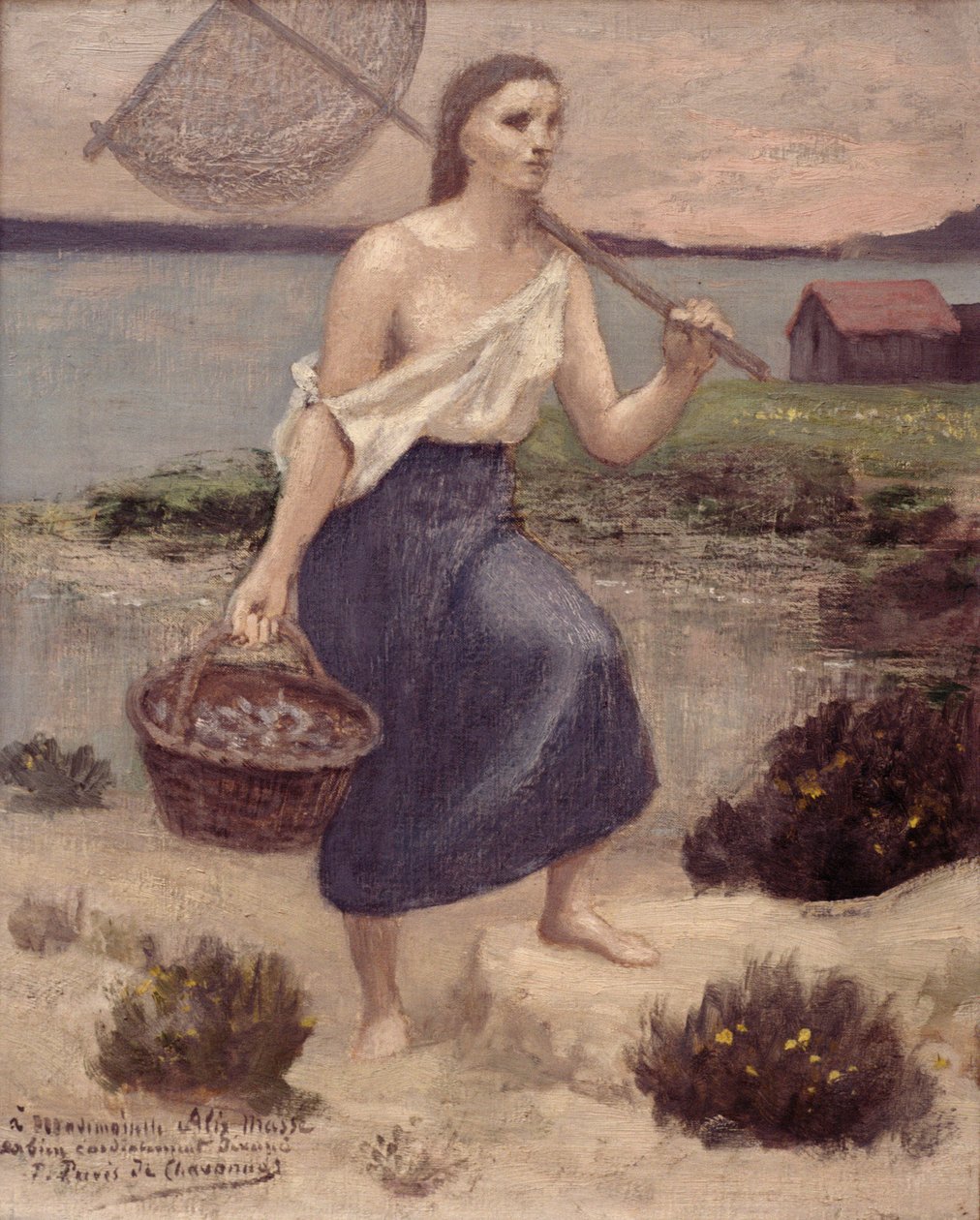 A pescadora de Pierre Puvis de Chavannes