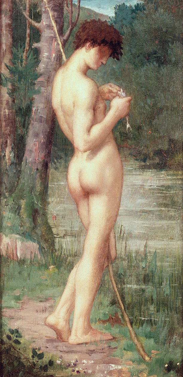 O pequeno pescador de Pierre Puvis de Chavannes