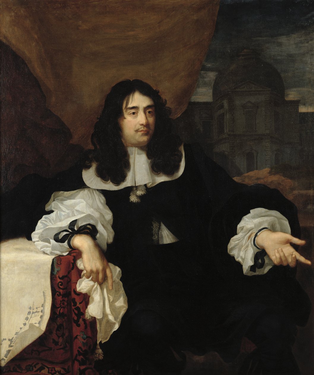 Retrato de Anthony de Ratabon, 1660 de Pierre Rabon