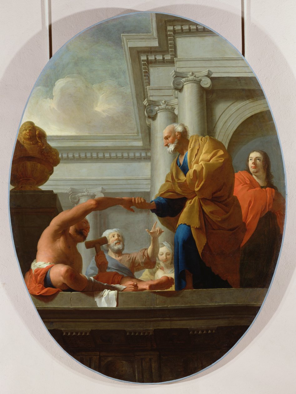São Pedro curando um paralítico de Pierre Subleyras